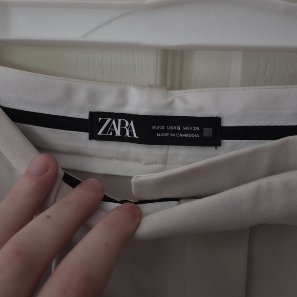 Zara Wide Leg High Waisted Trousers - Picture 7 of 9